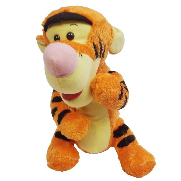 Disney Other - Disney Tug-In-Time Tigger Talking & Interactive Toy Infant 10" Orange & Black